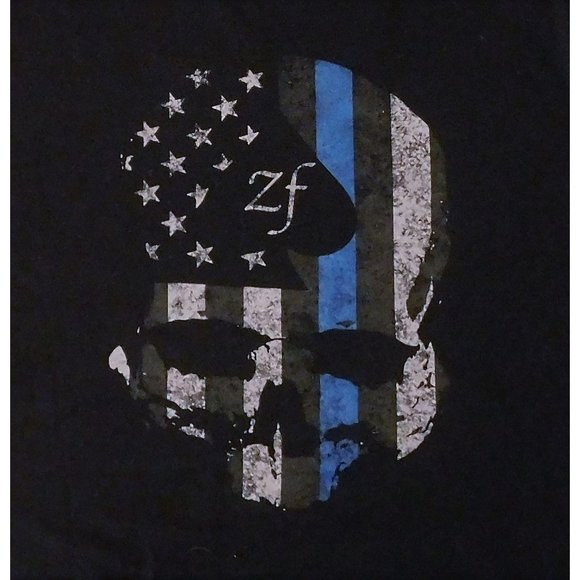 Stay Zero Foxtrot Tee Shirt 3XL Black Skull Short Sleeve Polyester Cotton - Picture 3 of 8